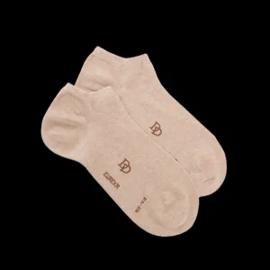 Homme Doré Doré Socquettes^Socquettes homme en coton égyptien - Beige Sable