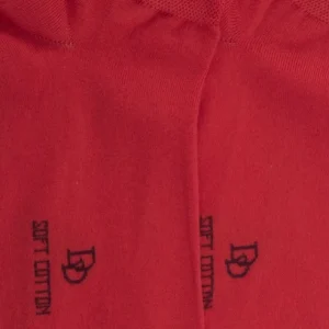 Homme Doré Doré Socquettes^Socquettes homme en coton doux - Rouge
