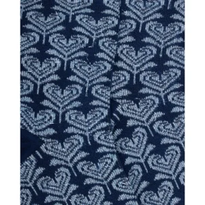 Femme Doré Doré Socquettes^Socquettes pour femmes en fil d'Ecosse avec motifs de fleurs en forme de cœur avec effet scintillant. - Bleu Voilier