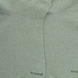 Femme Doré Doré Socquettes^Soquettes femme en coton avec effet brillant - Vert Sauge