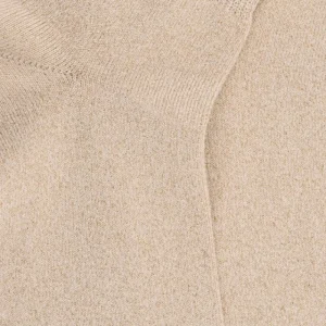 Femme Doré Doré Socquettes^Soquettes femme en coton avec effet brillant - Beige Désert