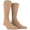 Homme Doré Doré Chaussettes^Chausettes DD beiges en fil d'écosse