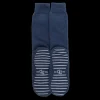 Homme Doré Doré Chaussettes^Chaussettes anti-dérapantes homme en coton - Bleu Caban