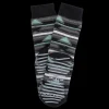 Femme Doré Doré Chaussettes^Chaussettes anti-dérapantes femme en coton à motif tapis - Noir & gris oxford