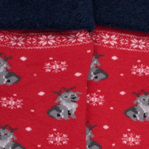 Enfant Doré Doré Chaussettes^Chaussettes anti-dérapantes fantaisie motifs chien et neige