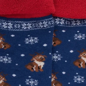 Enfant Doré Doré Chaussettes^Chaussettes anti-dérapantes fantaisie motifs chien et neige