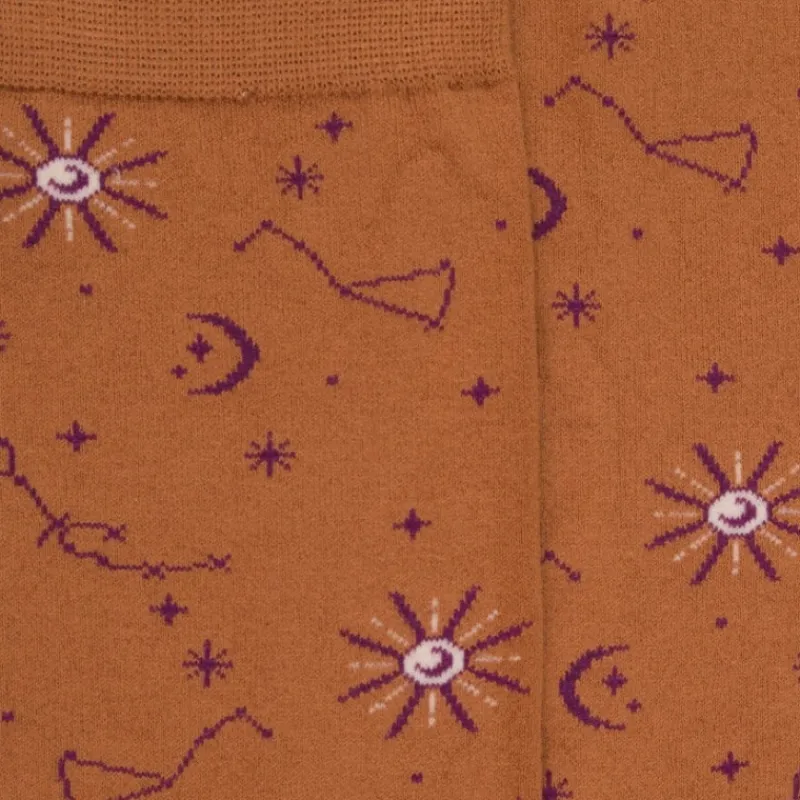 chaussettes_constellation_1-1.webp Femme Doré Doré Chaussettes^Chaussettes constellation -