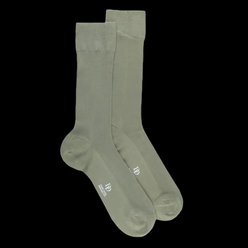 chaussettes_courtes_pour__0-6.webp Homme Doré Doré Chaussettes^Chaussettes courtes pour hommes en TENCEL™ Lyocell et Modal à côtes unies. -