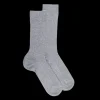 Homme Doré Doré Chaussettes^Chaussettes courtes pour hommes en TENCEL™ Lyocell et Modal à côtes unies. - Gris Rocheux