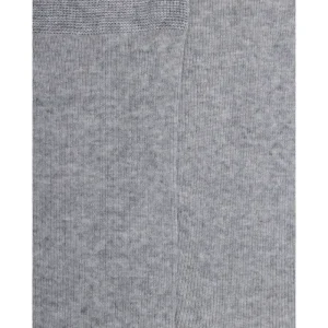 Homme Doré Doré Chaussettes^Chaussettes courtes pour hommes en TENCEL™ Lyocell et Modal à côtes unies. - Gris Rocheux