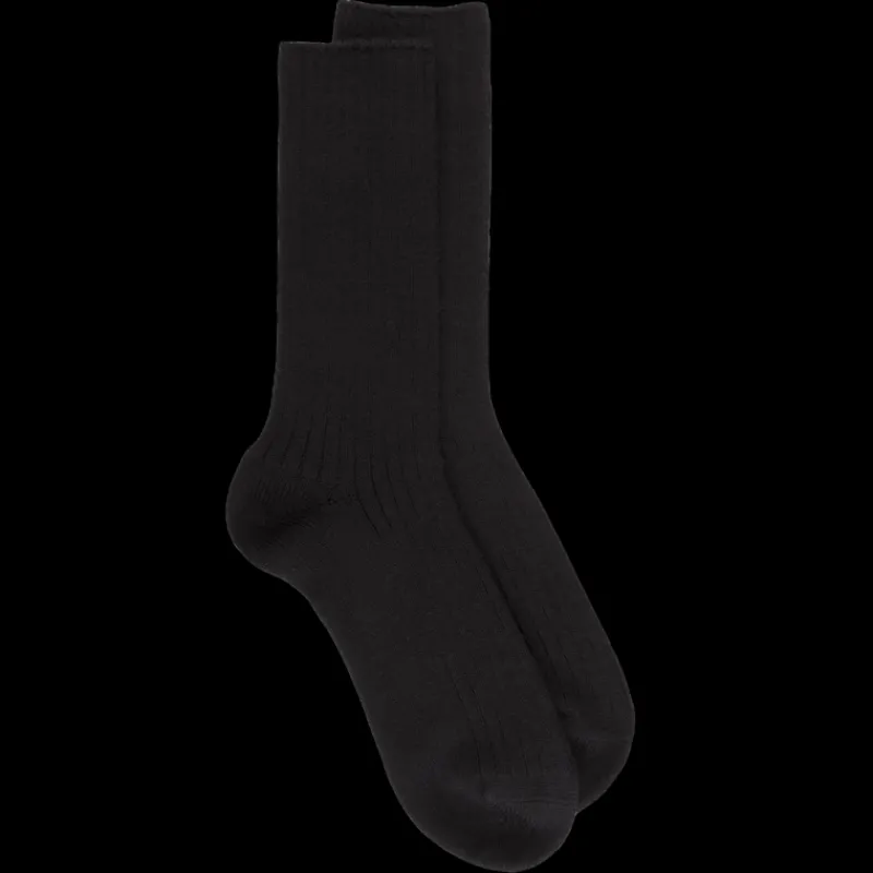 chaussettes_cteles_en_lai_0-3.webp Homme Doré Doré Chaussettes^Chaussettes côtelées en laine Mérinos épaisse -