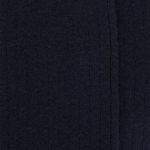 Homme Doré Doré Chaussettes^Chaussettes côtelées en laine Mérinos épaisse - Bleu foncé