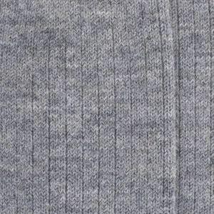 Homme Doré Doré Chaussettes^Chaussettes côtelées en laine Mérinos épaisse - Gris oxford