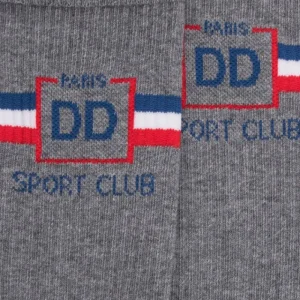 Homme Doré Doré Chaussettes^Chaussettes de sport en coton éponge pour hommes - Gris Rocheux
