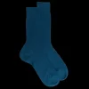 Homme Doré Doré Chaussettes^Chaussettes Dore Dore bleu naval à fines côtes