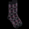 Homme Doré Doré Chaussettes^Chaussettes en coton à motifs écossais pour hommes -