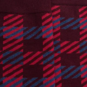 Homme Doré Doré Chaussettes^Chaussettes en coton à motifs écossais pour hommes -