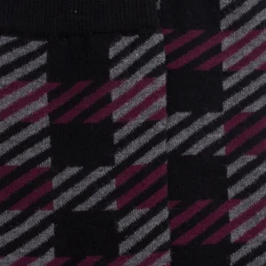 Homme Doré Doré Chaussettes^Chaussettes en coton à motifs écossais pour hommes -