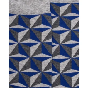 Homme Doré Doré Chaussettes^Chaussettes en coton à motifs géométriques pour hommes - Gris Rocheux