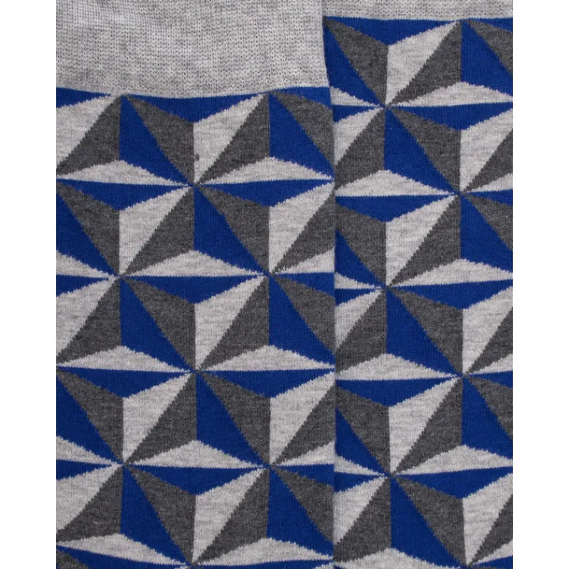 chaussettes_en_coton__mot_1-22.webp Homme Doré Doré Chaussettes^Chaussettes en coton à motifs géométriques pour hommes - Gris Rocheux