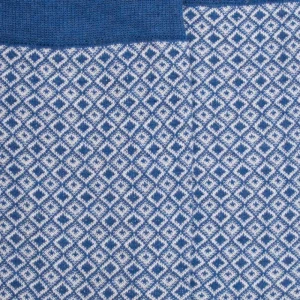 Homme Doré Doré Chaussettes^Chaussettes en coton à motifs de diamants pour hommes -