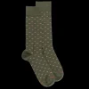 Homme Doré Doré Chaussettes^Chaussettes en coton égyptien pour hommes avec motifs d'yeux - Vert mélèze