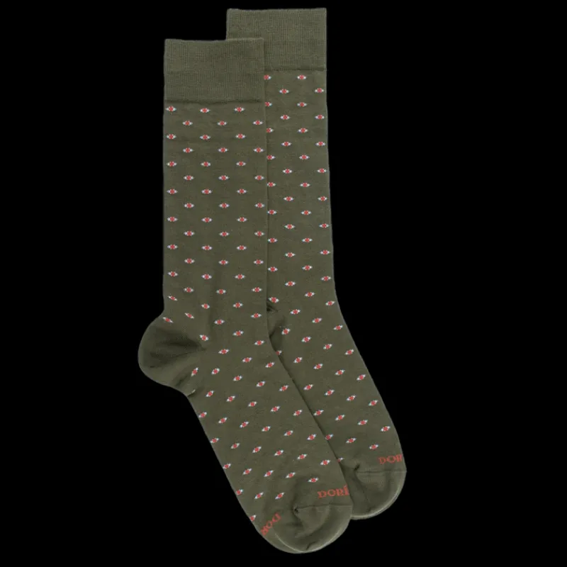 chaussettes_en_coton_gypt_0-19.webp Homme Doré Doré Chaussettes^Chaussettes en coton égyptien pour hommes avec motifs d'yeux - Vert mélèze