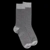 Homme Doré Doré Chaussettes^Chaussettes en coton égyptien pour hommes avec motifs entrelacés - Gris Rocheux