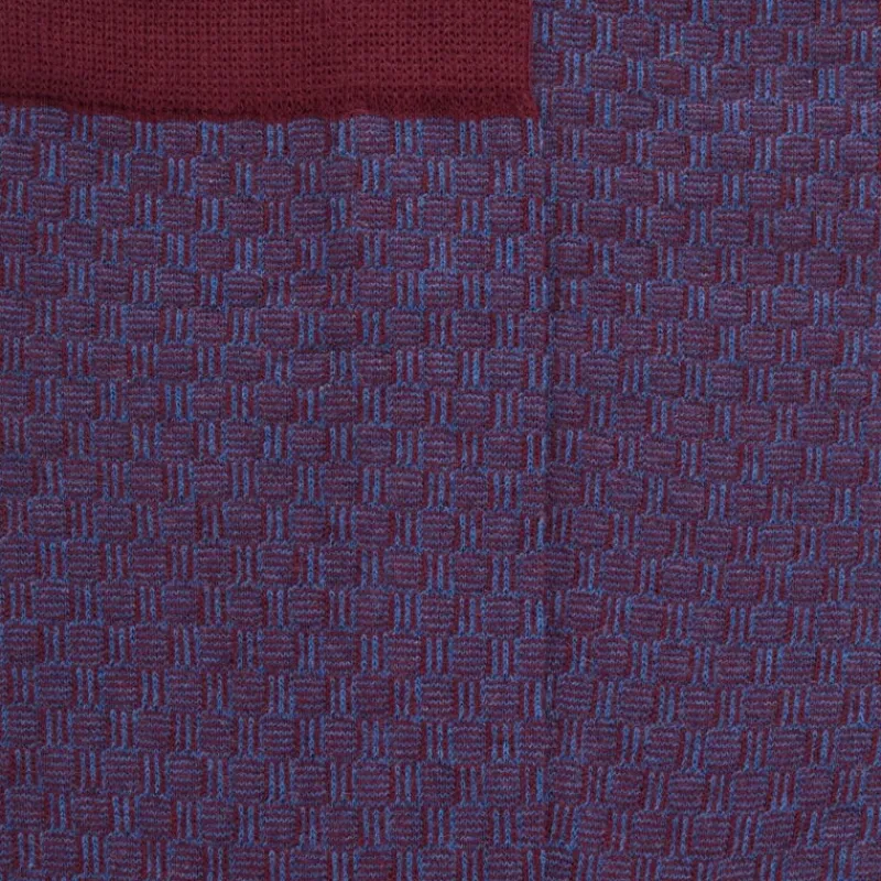 chaussettes_en_coton_gypt_1-22.webp Homme Doré Doré Chaussettes^Chaussettes en coton égyptien pour hommes avec motifs de tissage bicolores -