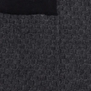 Homme Doré Doré Chaussettes^Chaussettes en coton égyptien pour hommes avec motifs de tissage bicolores -