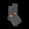 Enfant Doré Doré Chaussettes^Chaussettes en coton motifs planètes - Gris