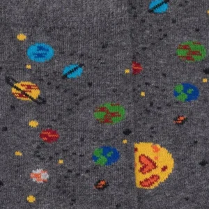Enfant Doré Doré Chaussettes^Chaussettes en coton motifs planètes - Gris