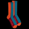 Homme Doré Doré Chaussettes^Chaussettes en coton éponge à motifs colorés pour hommes -