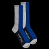 Homme Doré Doré Chaussettes^Chaussettes en coton éponge à motifs colorés pour hommes - Gris Rocheux