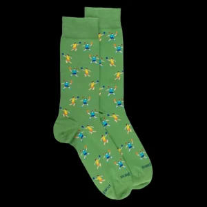 Homme Doré Doré Chaussettes^Chaussettes en coton pour hommes, joueurs de raquette fantaisie -