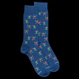 Homme Doré Doré Chaussettes^Chaussettes en coton pour hommes, joueurs de raquette fantaisie -