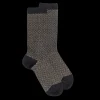 Femme Doré Doré Chaussettes^Chaussettes en laine à motifs pour femmes -