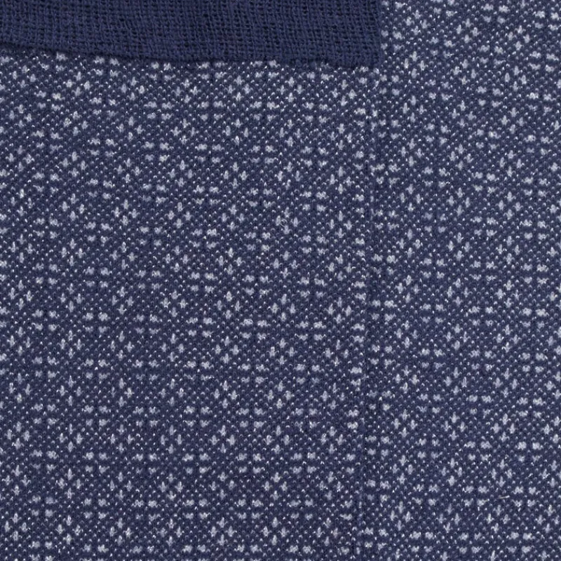 chaussettes_en_laine__mot_1-3.webp Femme Doré Doré Chaussettes^Chaussettes en laine à motifs pour femmes - Bleu Caban