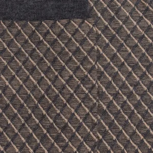 Homme Doré Doré Chaussettes^Chaussettes en laine à motifs pour hommes - Gris étain