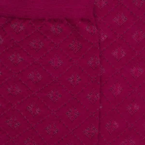 Femme Doré Doré Chaussettes^Chaussettes en laine avec losanges ajourés -
