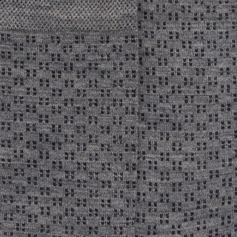 chaussettes_en_laine_pour_1-1.webp Enfant Doré Doré Chaussettes^Chaussettes en laine pour enfants avec motif à micro-carré - Gris Bourrasque