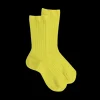 Enfant Doré Doré Chaussettes^Chaussettes enfant côtelées en coton doux - Jaune