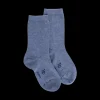 Enfant Doré Doré Chaussettes^Chaussettes enfant en coton égyptien - Bleu jean clair