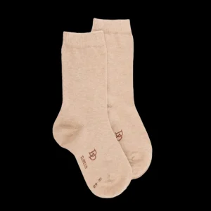 Enfant Doré Doré Chaussettes^Chaussettes enfant en coton égyptien - Beige Sable