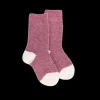 Enfant Doré Doré Chaussettes^Chaussettes enfant laine polaire - et blanc