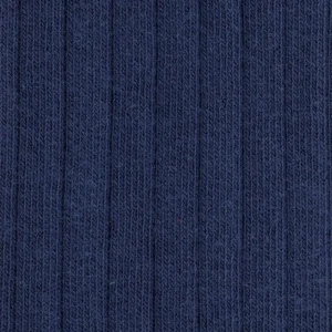 Enfant Doré Doré Chaussettes^Chaussettes enfants côtelées en coton doux - Bleu marine