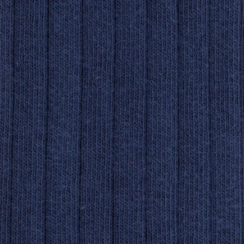 chaussettes_enfants_ctele_1-6.webp Enfant Doré Doré Chaussettes^Chaussettes enfants côtelées en coton doux - Bleu marine