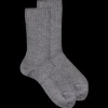 Enfant Doré Doré Chaussettes^Chaussettes enfants en laine mérinos - Gris