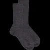 Enfant Doré Doré Chaussettes^Chaussettes enfants en laine mérinos - Gris anthracite