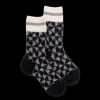 Enfant Doré Doré Chaussettes^Chaussettes enfants en laine polaire motif géométrique -